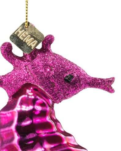 HEMA-kersthanger zeepaardje roze